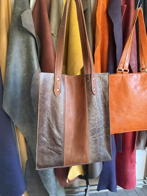 leren tas - model 5 basiscursus tas maken