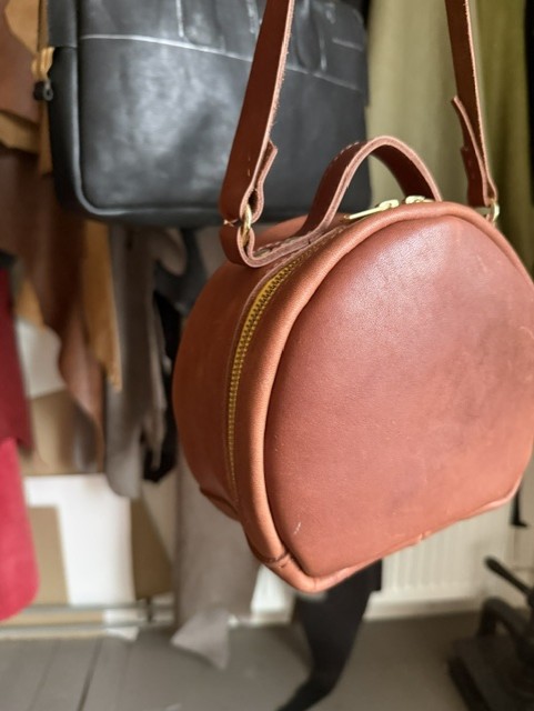 leren tas - model 7 basiscursus tas maken